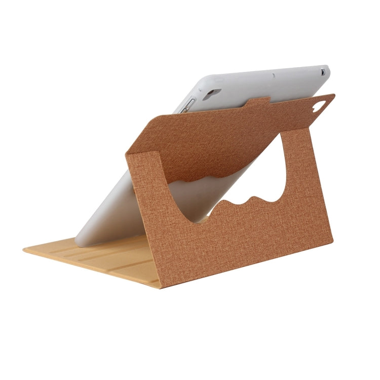 For iPad Air / iPad Air 2 / iPad Pro 9.7 / iPad 9.7 (2018) & iPad 9.7 (2017) Cloth Texture Horizontal Flip Leather Case with Holder & Sleep / Wake-up Function