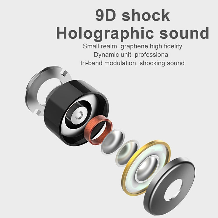 L21 9D Sound Effect Bluetooth 5.0 Wireless Bluetooth Earphone with Charging Box, Support for HD Calls