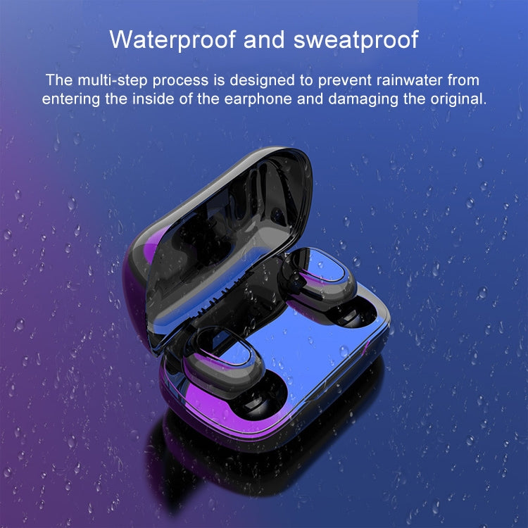L21 9D Sound Effect Bluetooth 5.0 Wireless Bluetooth Earphone with Charging Box, Support for HD Calls