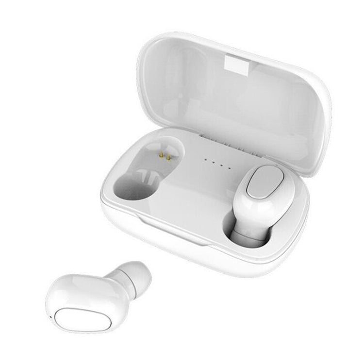 L21 9D Sound Effect Bluetooth 5.0 Wireless Bluetooth Earphone with Charging Box, Support for HD Calls