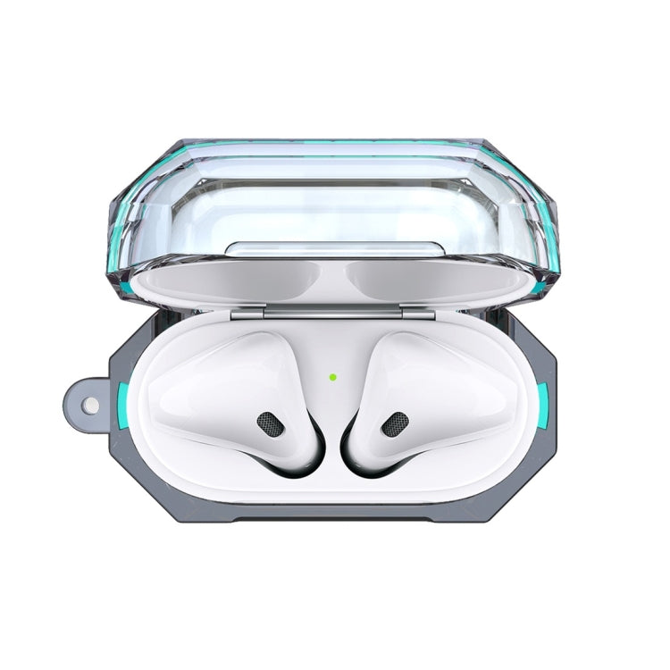 Wireless Earphones Charging Box Transparent TPU Protective Case for Apple AirPods 1 / 2