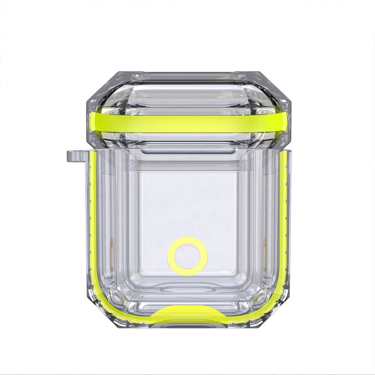 Wireless Earphones Charging Box Transparent TPU Protective Case for Apple AirPods 1 / 2