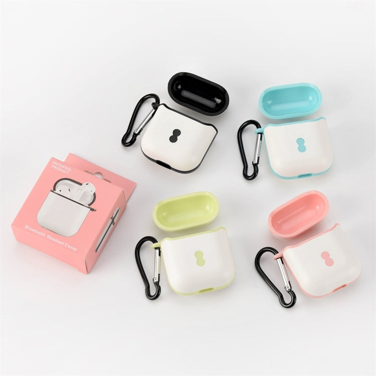 Two Color Wireless Earphones Charging Box Protective Case for Apple AirPods 1/2