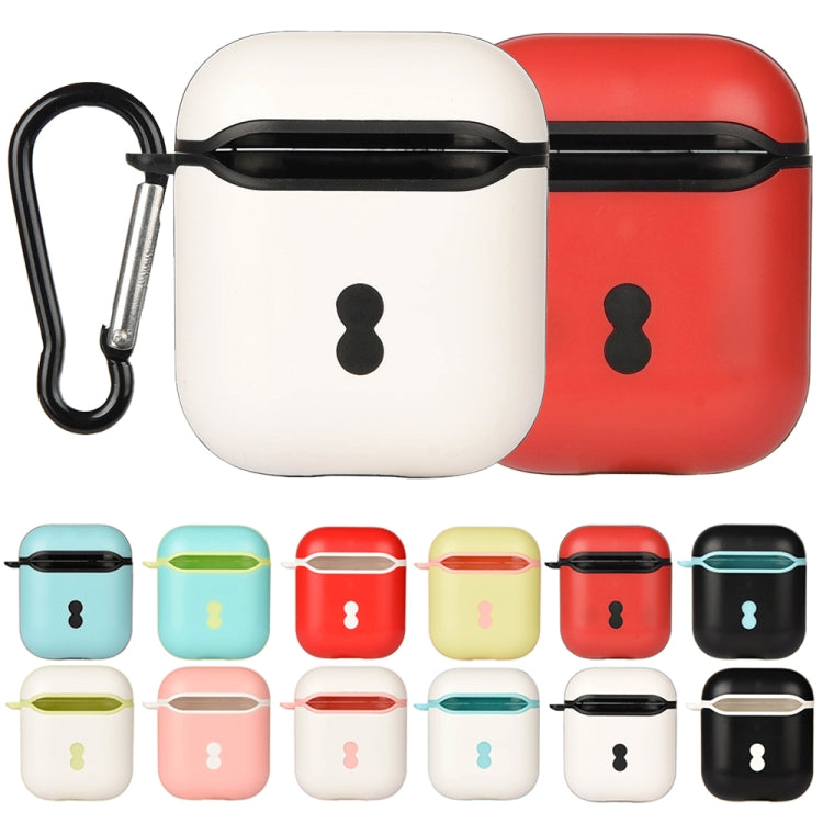 Two Color Wireless Earphones Charging Box Protective Case for Apple AirPods 1/2