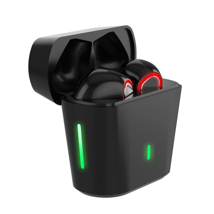 L35 TWS Smart Noise Reduction Semi-in-ear Bluetooth Gaming Earphone with Charging Case, Support Touch & HD Call
