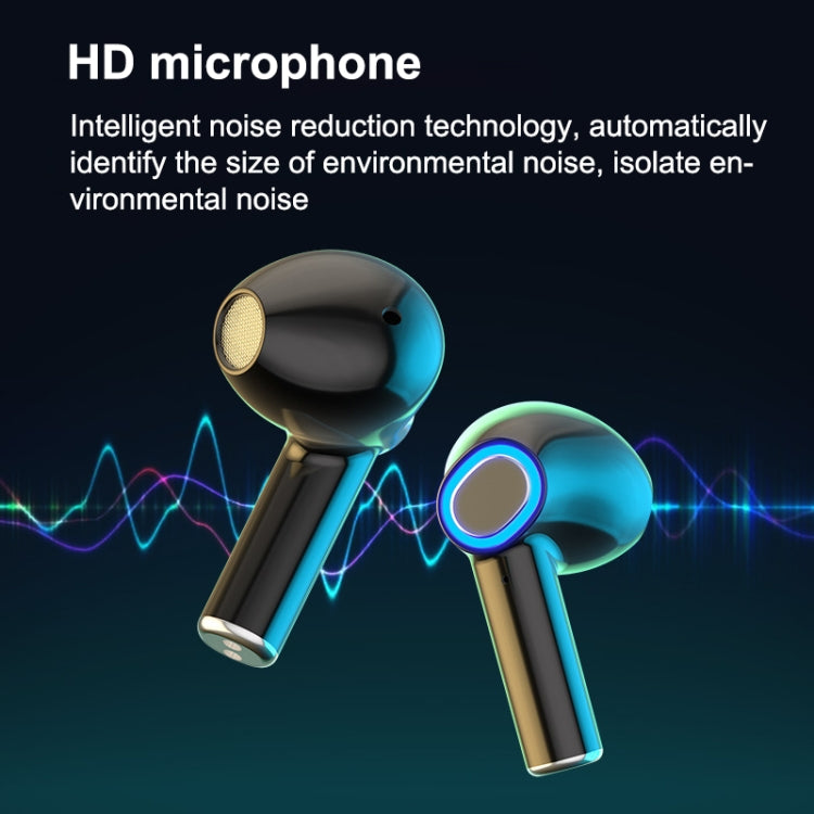 L35 TWS Smart Noise Reduction Semi-in-ear Bluetooth Gaming Earphone with Charging Case, Support Touch & HD Call