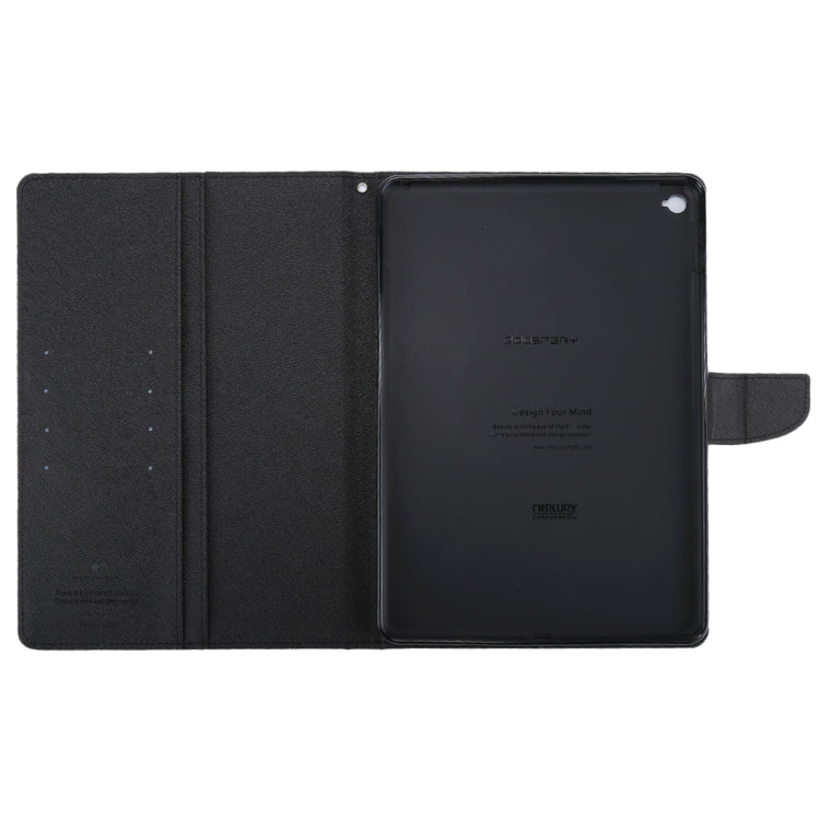 GOOSPERY FANCY DIARY for iPad Air 2 Cross Texture Leather Case with Card Slot & Holder & Wallet