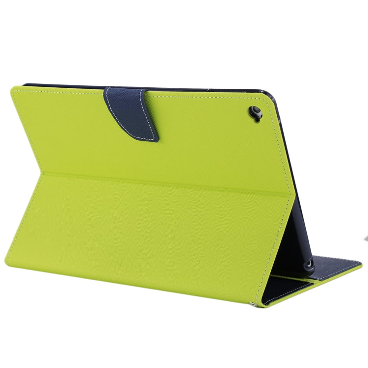 GOOSPERY FANCY DIARY for iPad Air 2 Cross Texture Leather Case with Card Slot & Holder & Wallet