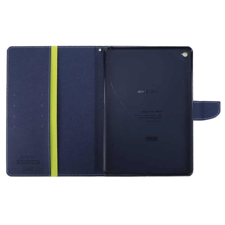 GOOSPERY FANCY DIARY for iPad Air 2 Cross Texture Leather Case with Card Slot & Holder & Wallet