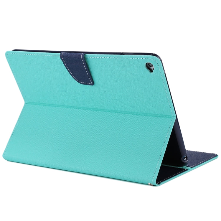 GOOSPERY FANCY DIARY for iPad Air 2 Cross Texture Leather Case with Card Slot & Holder & Wallet