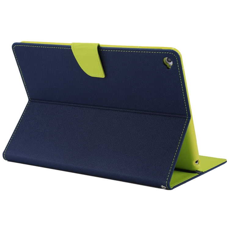 GOOSPERY FANCY DIARY for iPad Air 2 Cross Texture Leather Case with Card Slot & Holder & Wallet