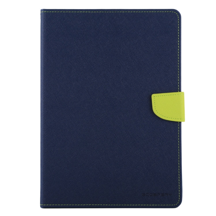 GOOSPERY FANCY DIARY for iPad Air 2 Cross Texture Leather Case with Card Slot & Holder & Wallet