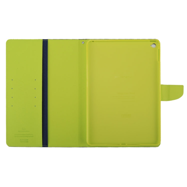 GOOSPERY FANCY DIARY for iPad Air 2 Cross Texture Leather Case with Card Slot & Holder & Wallet