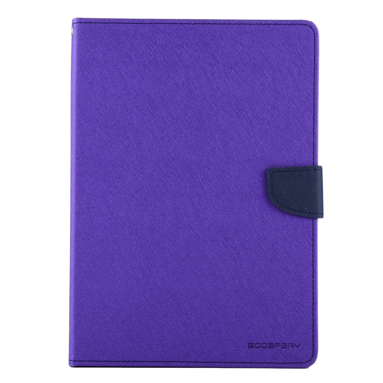 GOOSPERY FANCY DIARY for iPad Air 2 Cross Texture Leather Case with Card Slot & Holder & Wallet