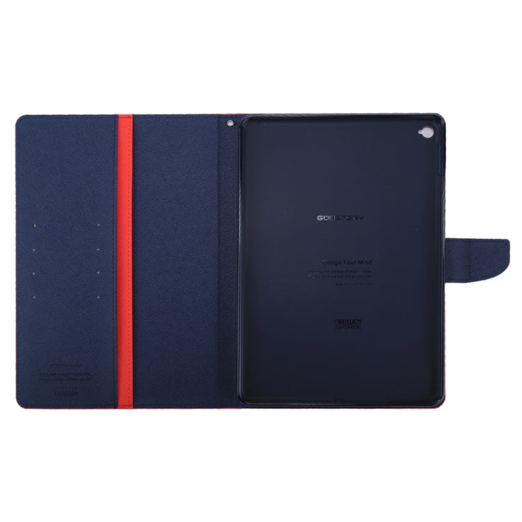 GOOSPERY FANCY DIARY for iPad Air 2 Cross Texture Leather Case with Card Slot & Holder & Wallet
