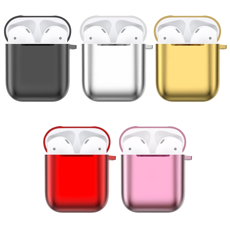 Electroplated TPU Earphones Shockproof Protective Case for Apple AirPods 1 / 2