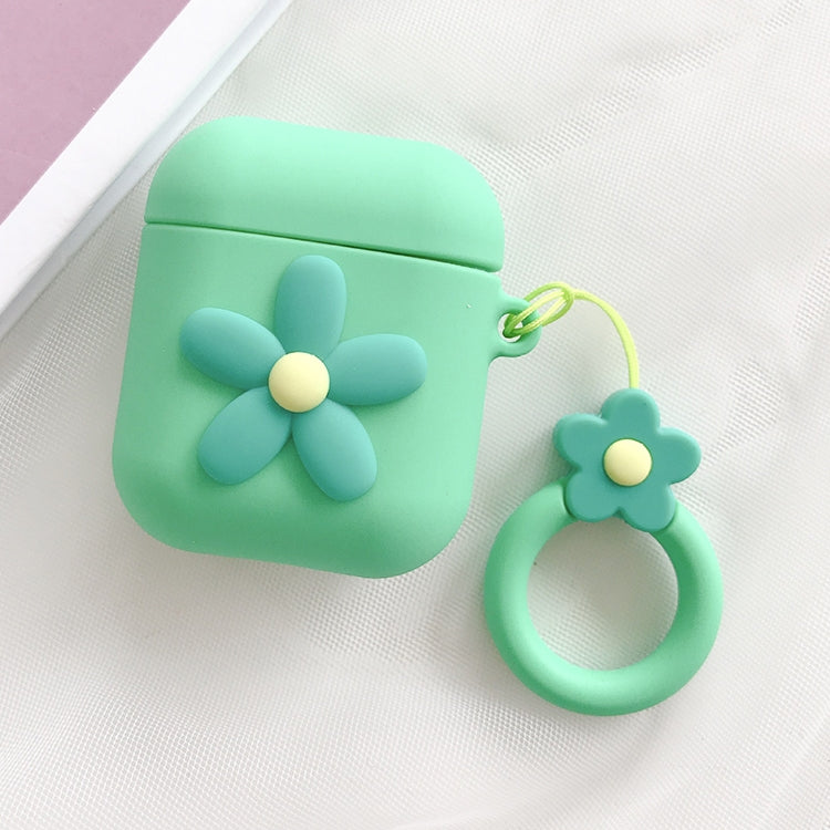 Wireless Earphones Shockproof Little Flower Silicone Protective Case for Apple AirPods 1 / 2
