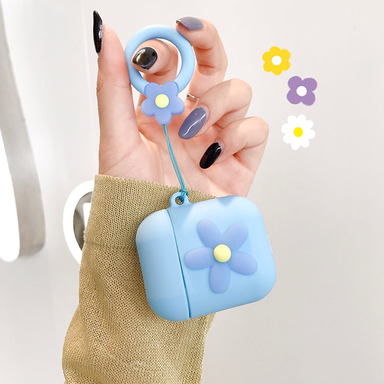 Wireless Earphones Shockproof Little Flower Silicone Protective Case for Apple AirPods 1 / 2