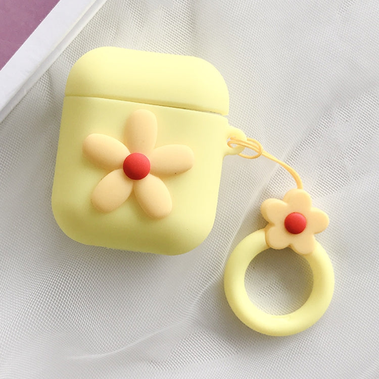 Wireless Earphones Shockproof Little Flower Silicone Protective Case for Apple AirPods 1 / 2