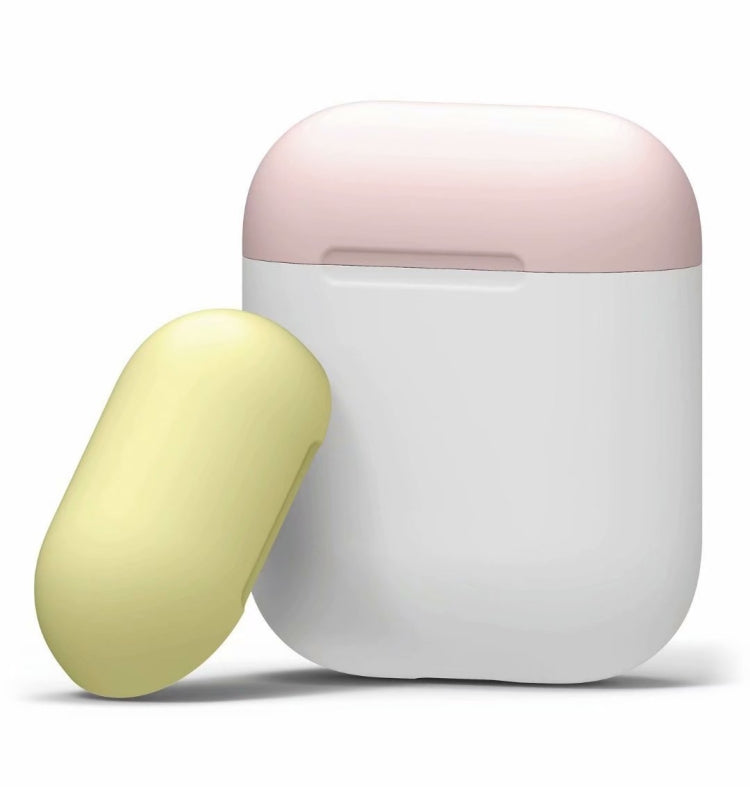Three Color Dropproof Wireless Earphones Charging Box Protective Case for Apple AirPods 1/2
