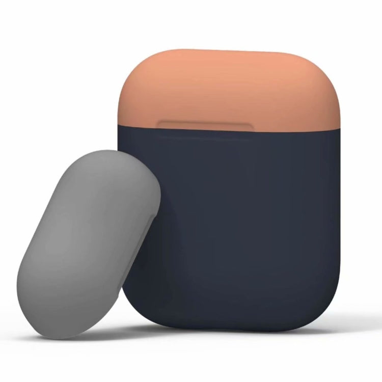 Three Color Dropproof Wireless Earphones Charging Box Protective Case for Apple AirPods 1/2