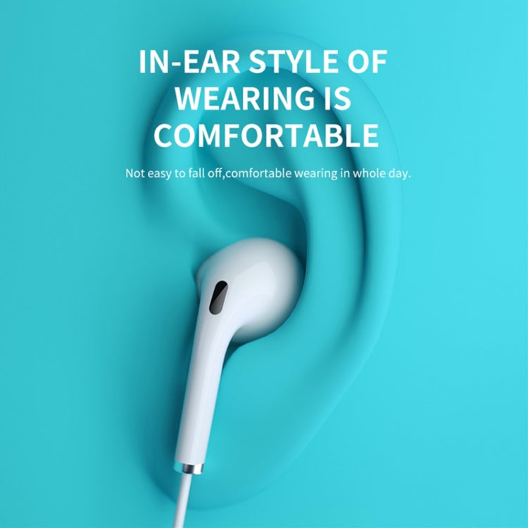 KIVEE KV-MT32 Type-C / USB-C Interface Stereo In-ear Wired Earphone