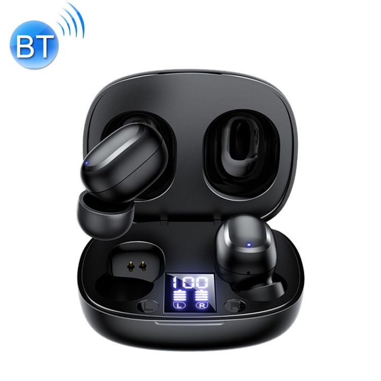 JOYROOM JR-TL5 Bluetooth 5.0 TWS Wireless Earphone with Display(Black)