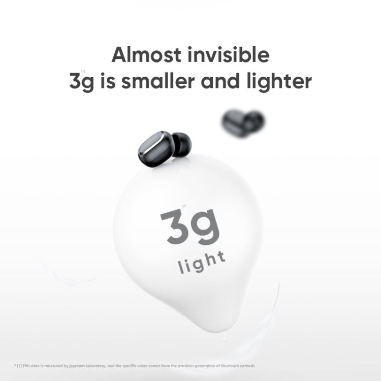 JOYROOM JR-TL5 Bluetooth 5.0 TWS Wireless Earphone with Display(Black)