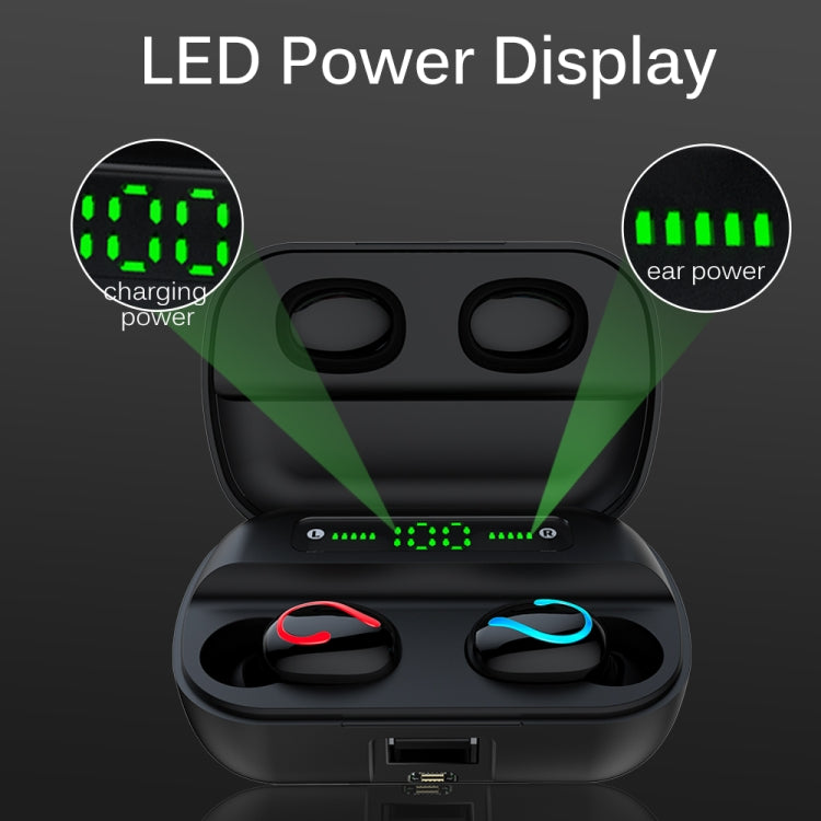 Q82 TWS Bluetooth 5.0 Digital Stereo Wireless Earphone with Charging Box