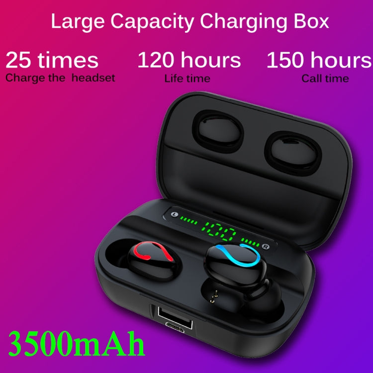 Q82 TWS Bluetooth 5.0 Digital Stereo Wireless Earphone with Charging Box