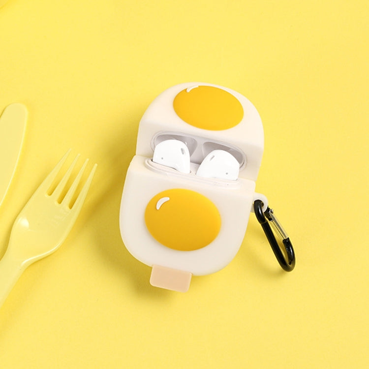 Wireless Earphones Shockproof Double Yolk Ice Cream Silicone Protective Case for Apple AirPods 1 / 2
