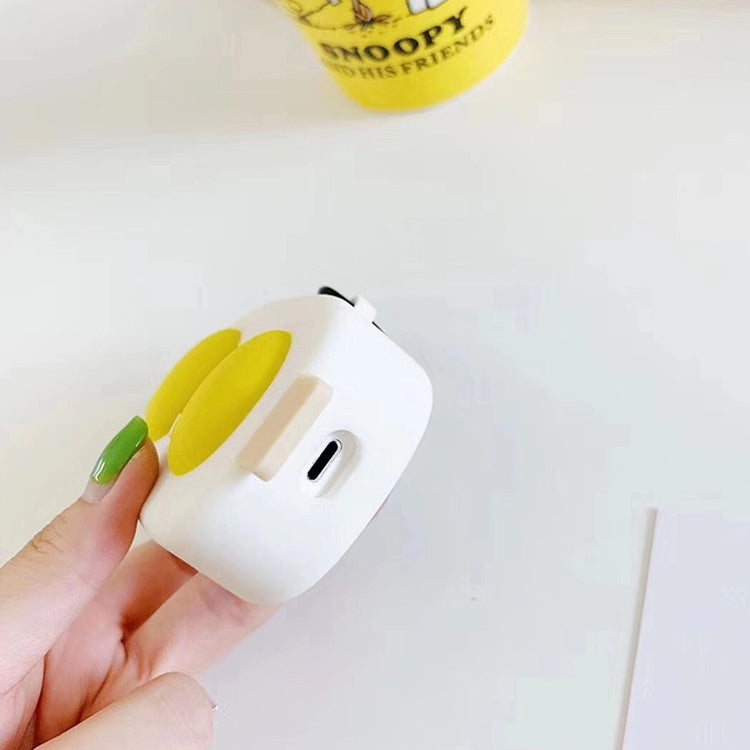 Wireless Earphones Shockproof Double Yolk Ice Cream Silicone Protective Case for Apple AirPods 1 / 2