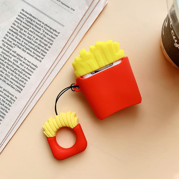 Wireless Earphones Shockproof Chips Popcorn Silicone Protective Case for Apple AirPods 1 / 2