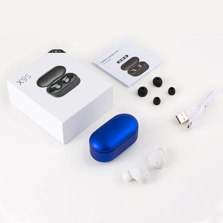 X9S TWS Bluetooth V5.0 Stereo Wireless Earphones with LED Charging Box
