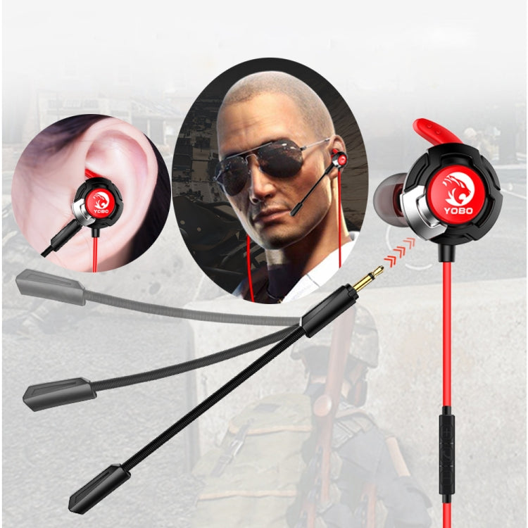 K9 In-Ear Style Gaming Earphone with Mic & 3.5mm Jack Plug & Play for Smartphone, Tablet, Computer, Notebook(Red)