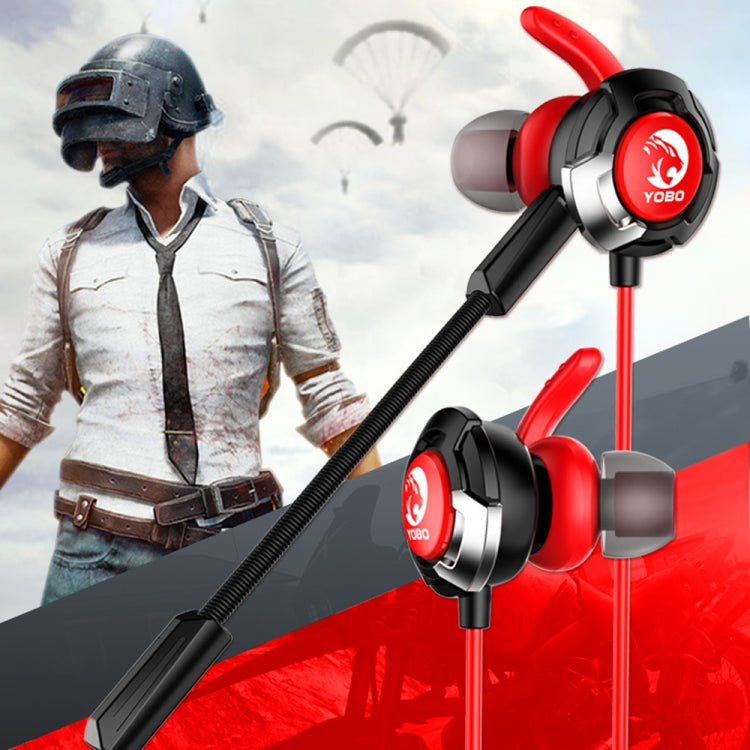 K9 In-Ear Style Gaming Earphone with Mic & 3.5mm Jack Plug & Play for Smartphone, Tablet, Computer, Notebook(Red)