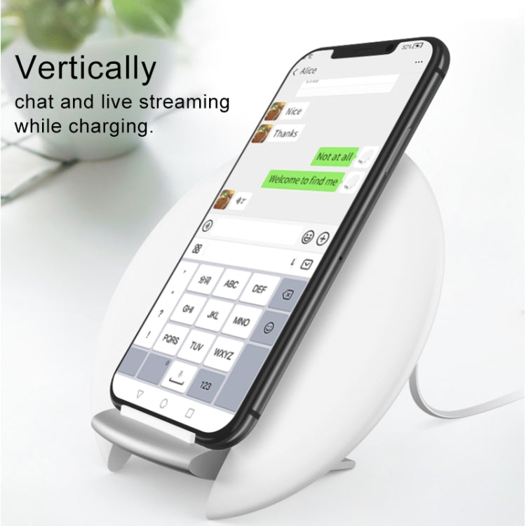 GY-Z6 QI 10W Folding Wireless Fast Charger with Mobile Phone Holder Function