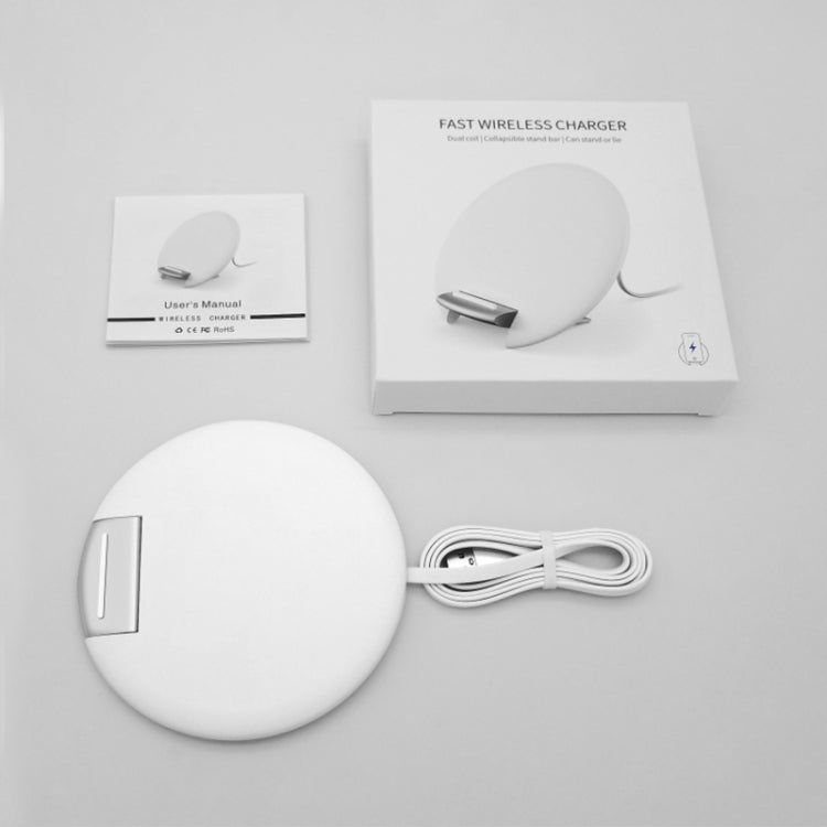 GY-Z6 QI 10W Folding Wireless Fast Charger with Mobile Phone Holder Function