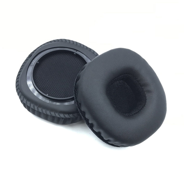 1 Pair Imitation Leather + Memory Foam Soft Headphone Jacket Earmuffs for Marshall MID ANC, without Rubber Plate Buckle