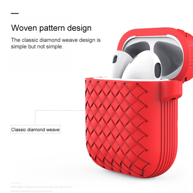 Wireless Earphones Braided Silicone Protective Case for Apple AirPods 1 / 2