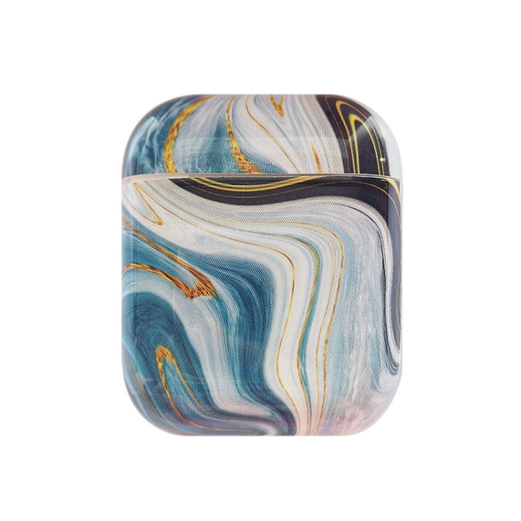Wireless Earphones Marble Shockproof TPU Protective Case for Apple AirPods 1 / 2