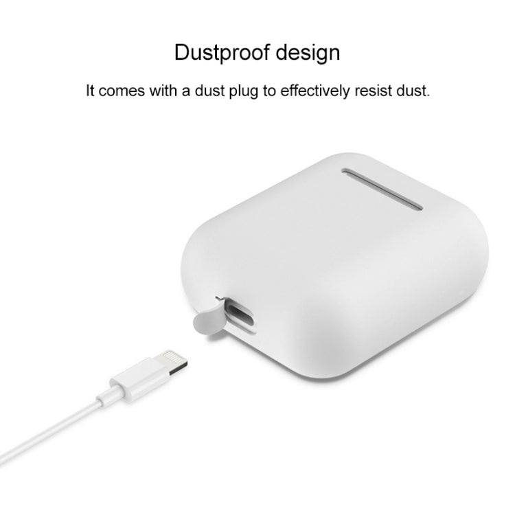 Wireless Earphones Shockproof Liquid Silicone Protective Case for Apple AirPods 1 / 2