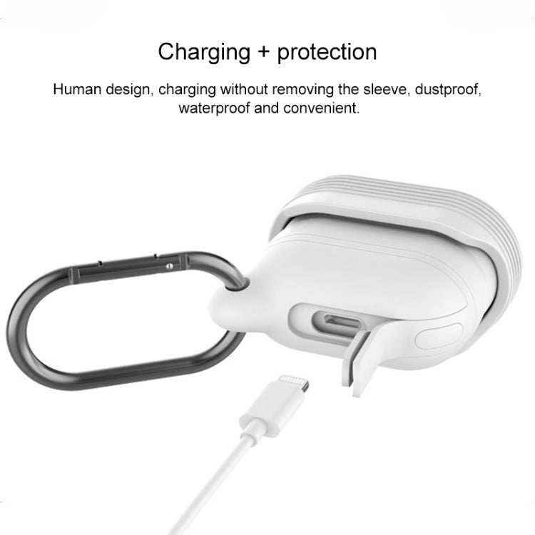 Wireless Earphones Waterproof Shockproof Silicone Protective Case for Apple AirPods 1 / 2
