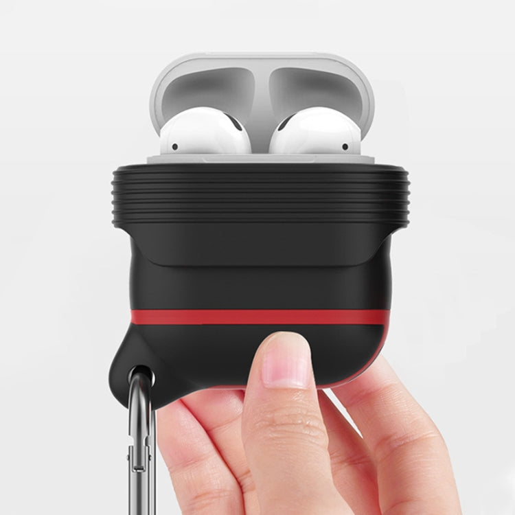 Wireless Earphones Waterproof Shockproof Silicone Protective Case for Apple AirPods 1 / 2