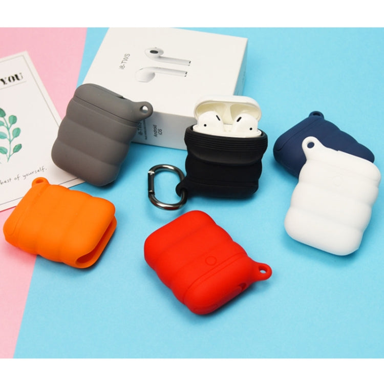 Wireless Earphones Waterproof Shockproof Silicone Protective Case for Apple AirPods 1 / 2