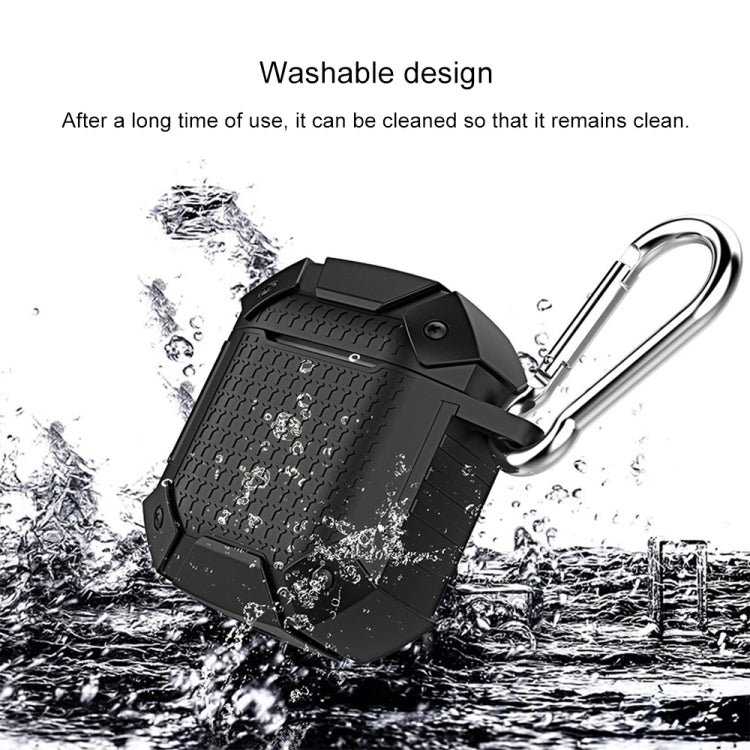 Wireless Earphones Shockproof Armor Silicone Protective Case for Apple AirPods 1 / 2, Regular Version