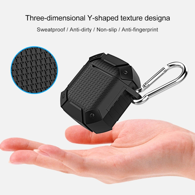 Wireless Earphones Shockproof Armor Silicone Protective Case for Apple AirPods 1 / 2, Regular Version