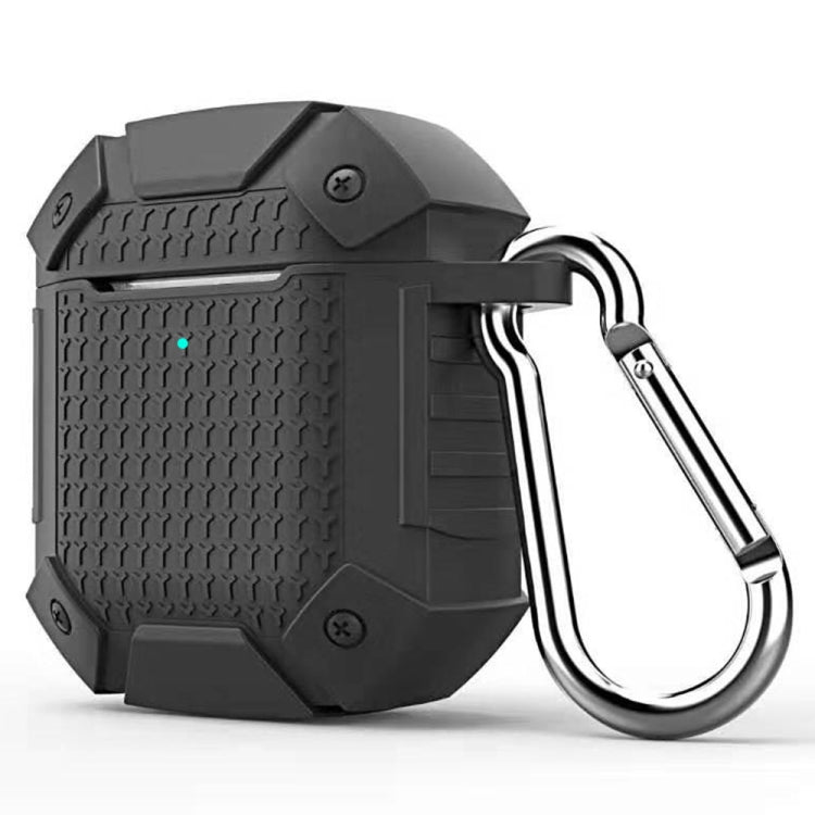 Wireless Earphones Shockproof Armor Silicone Protective Case for Apple AirPods 1 / 2, Wireless Version