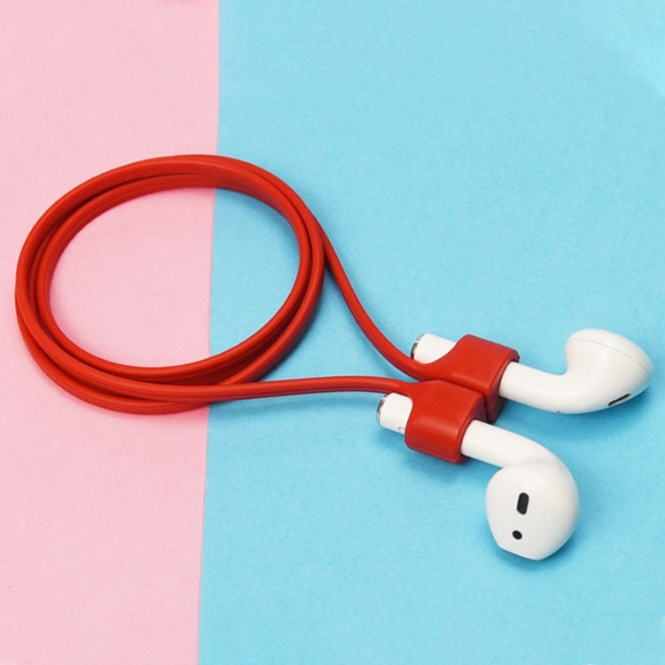 Wireless Bluetooth Headset Anti-lost Rope Magnetic Silicone Lanyard for Apple AirPods 1 / 2