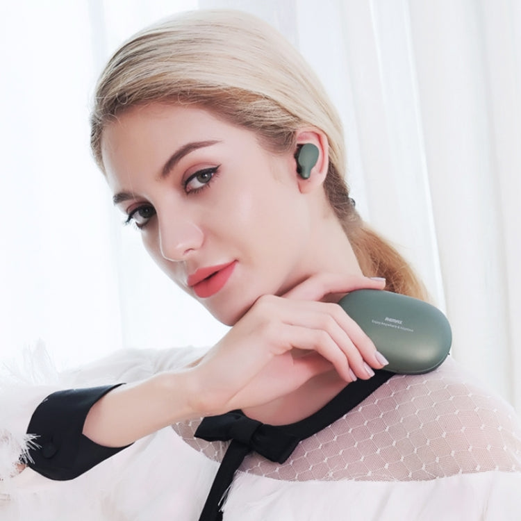 REMAX TWS-3 TWS Bluetooth 5.0 Stereo Magnetic Wireless Bluetooth Earphone with Magnetic Charging Storage Box